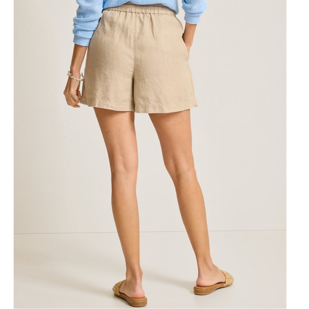 Tommy Bahama Two Palms High-Rise Linen Easy Shorts Sz M - Picture 3 of 7